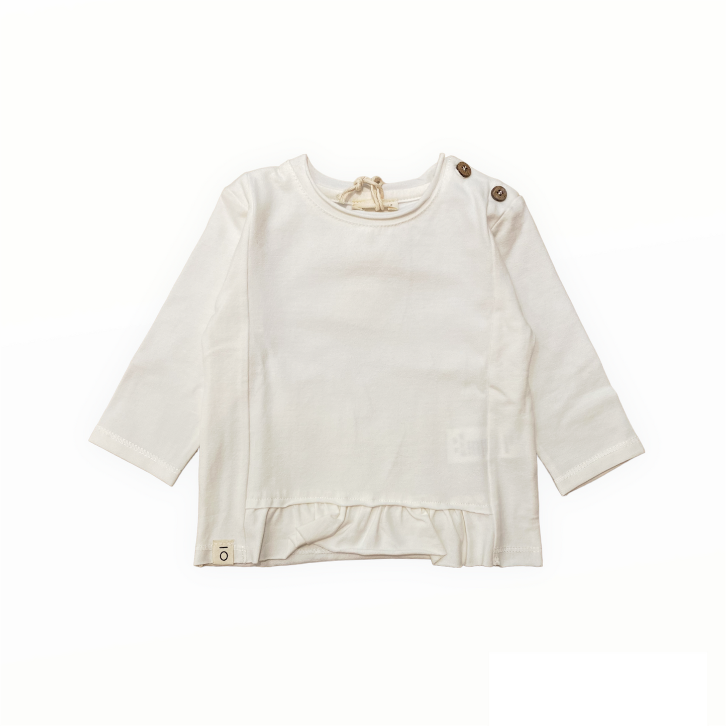 Cream t-shirt, organic cotton