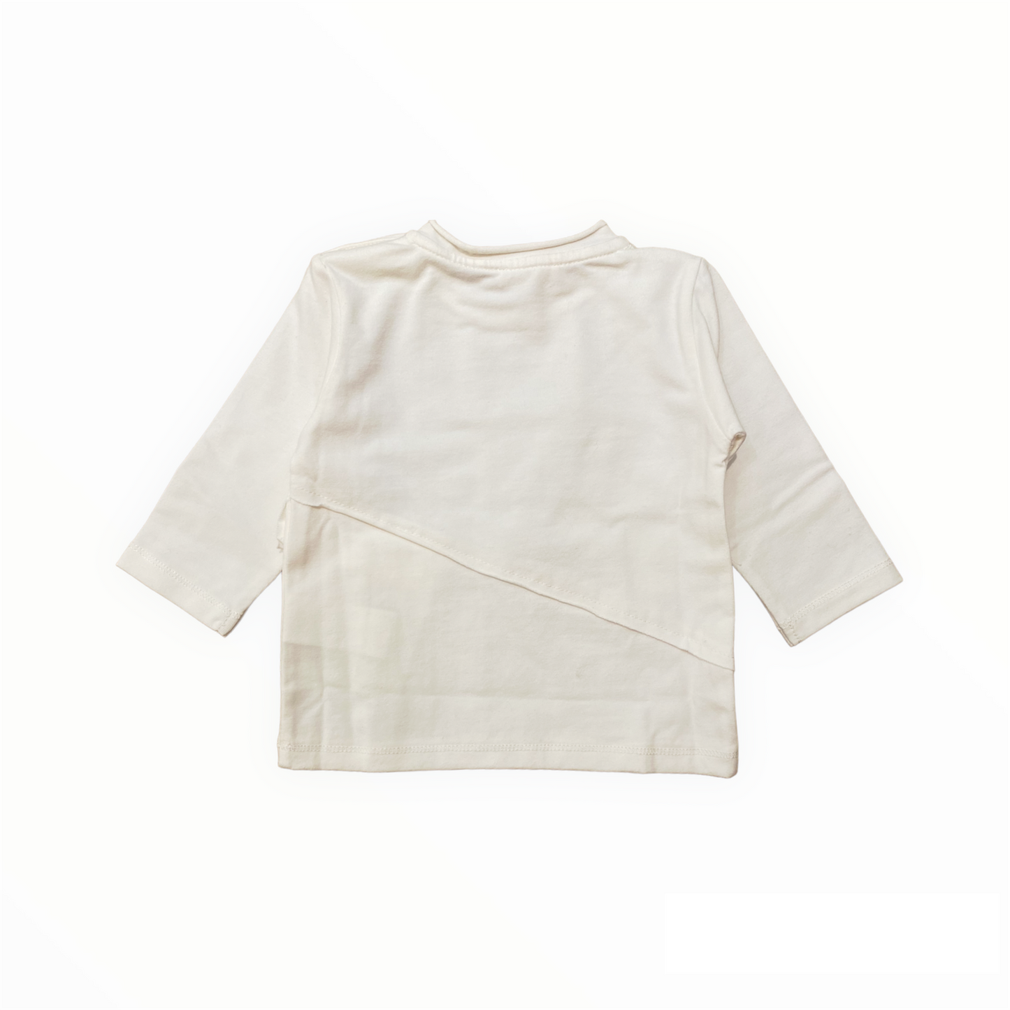 Cream colored t-shirt, organic cotton