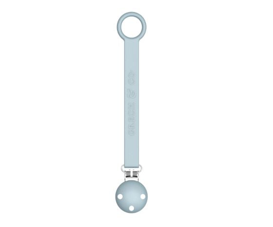Light Blue silicone pacifier holder