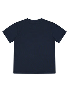 T-shirt blu cotone bio