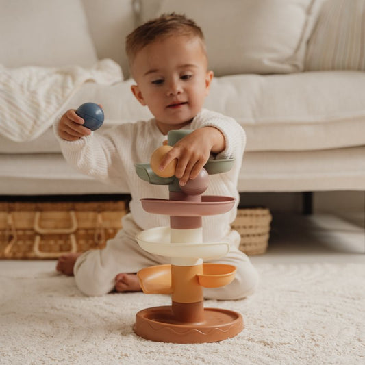 Tour en spirale de différentes couleurs