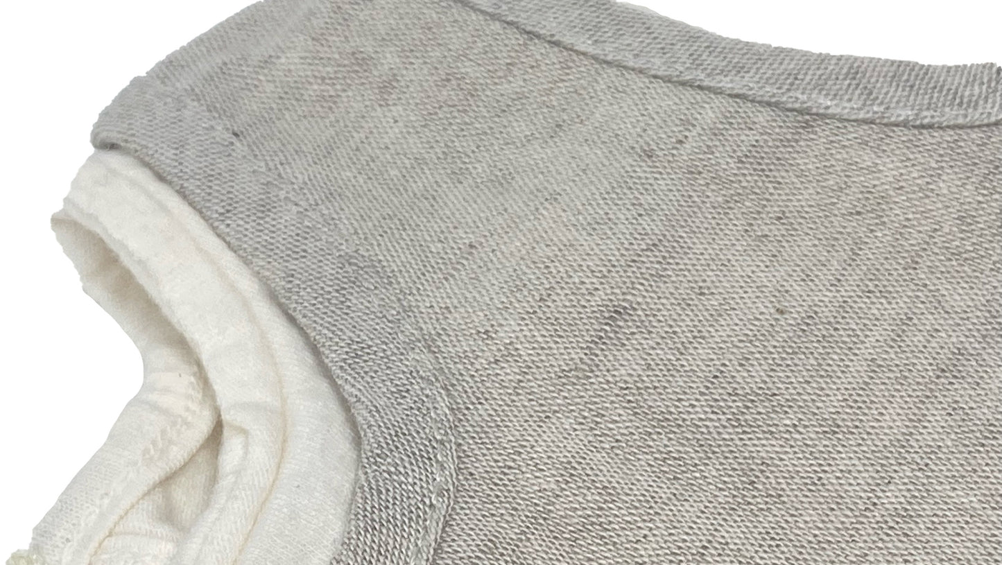 Tutina con t-shirt, lino cotone